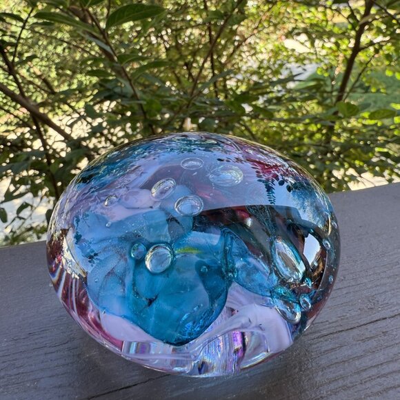 Other - Vintage Hand Blown Art Glass Paperweight